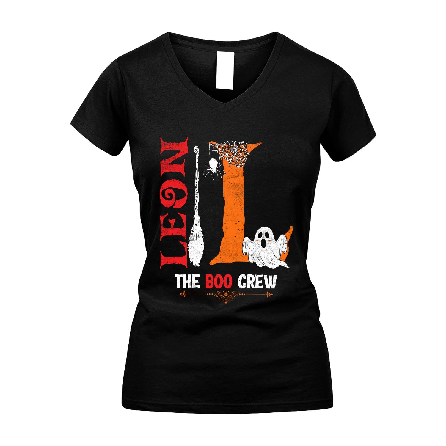 The Boo Crew Halloween With Your Name Shirt LEON M1-23