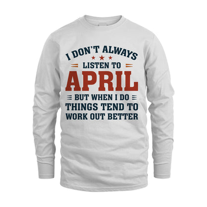 I Don't Always Listen To... APRIL M1-2