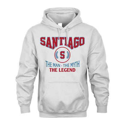 The Man The Myth The Legend Jet Style Shirt SANTIAGO M1-9