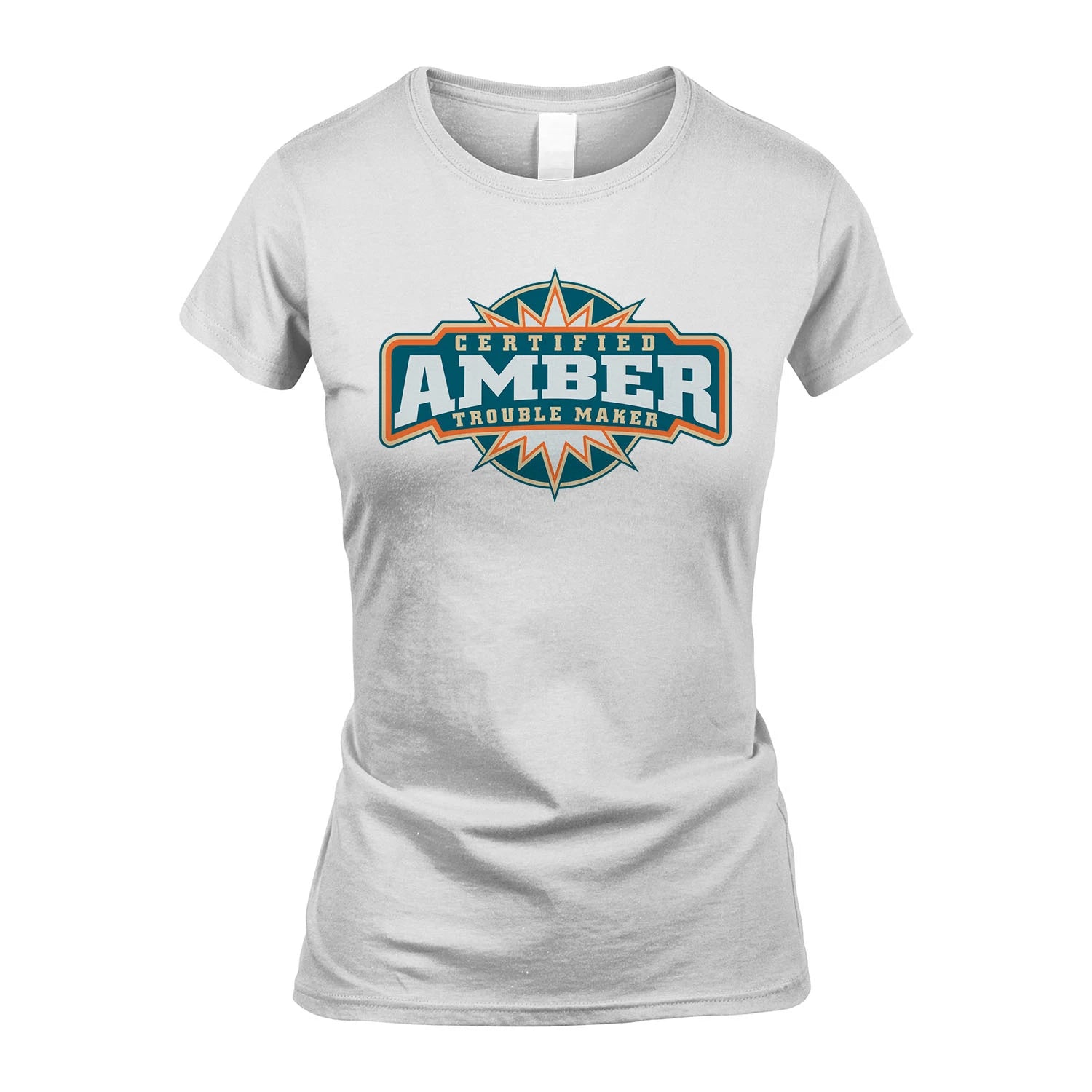 Certified Your Name Trouble Maker Shirt AMBER M1-36