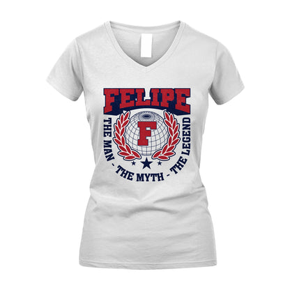 The Man The Myth The Legend Logo Shirt FELIPE M1-30
