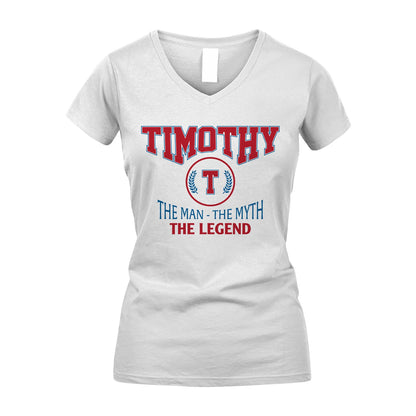 The Man The Myth The Legend Jet Style Shirt TIMOTHY M1-9