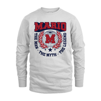 The Man The Myth The Legend Logo Shirt MARIO M1-30