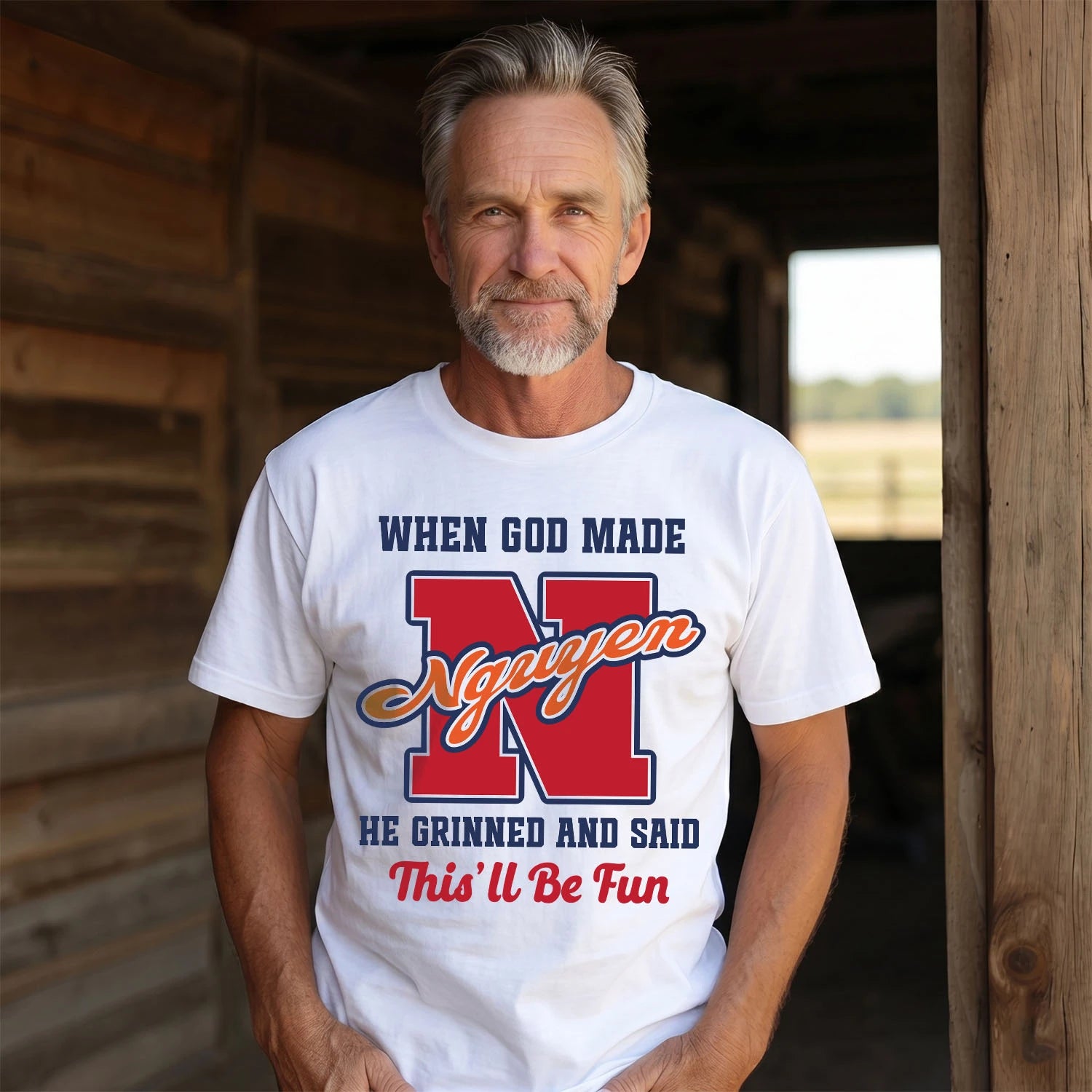 God Made Your Name Custom Shirt NGUYEN M1-16