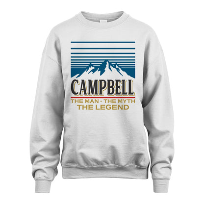 The Man The Myth The Legend Vintage Mountain Shirt CAMPBELL M1-19