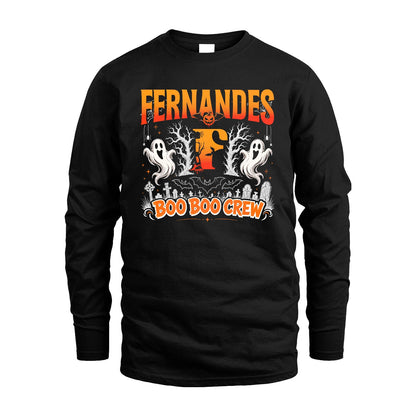 Boo Boo Crew Halloween Custom Name Shirt FERNANDES M1-28