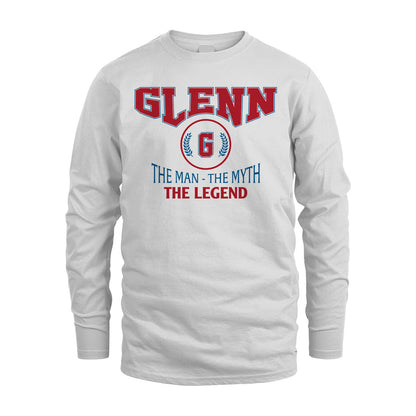 The Man The Myth The Legend Jet Style Shirt GLENN M1-9