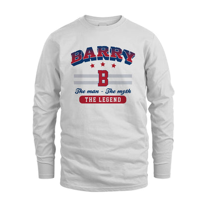 The Man The Myth The Legend With Your Name Shirt BARRY M1-35