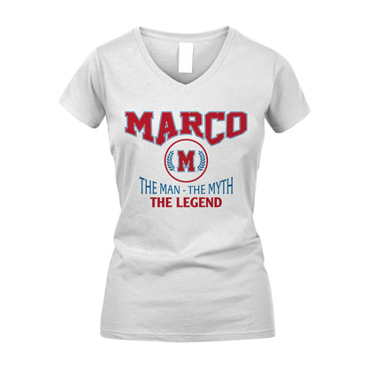 The Man The Myth The Legend Jet Style Shirt MARCO M1-9