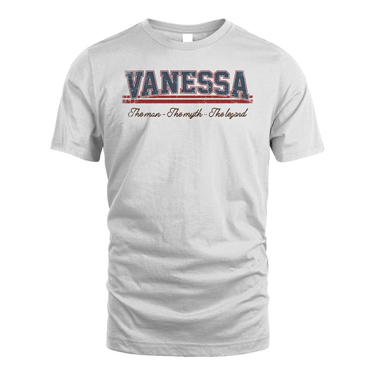 The Man The Myth The Legend Vintage Shirt VANESSA M1-6