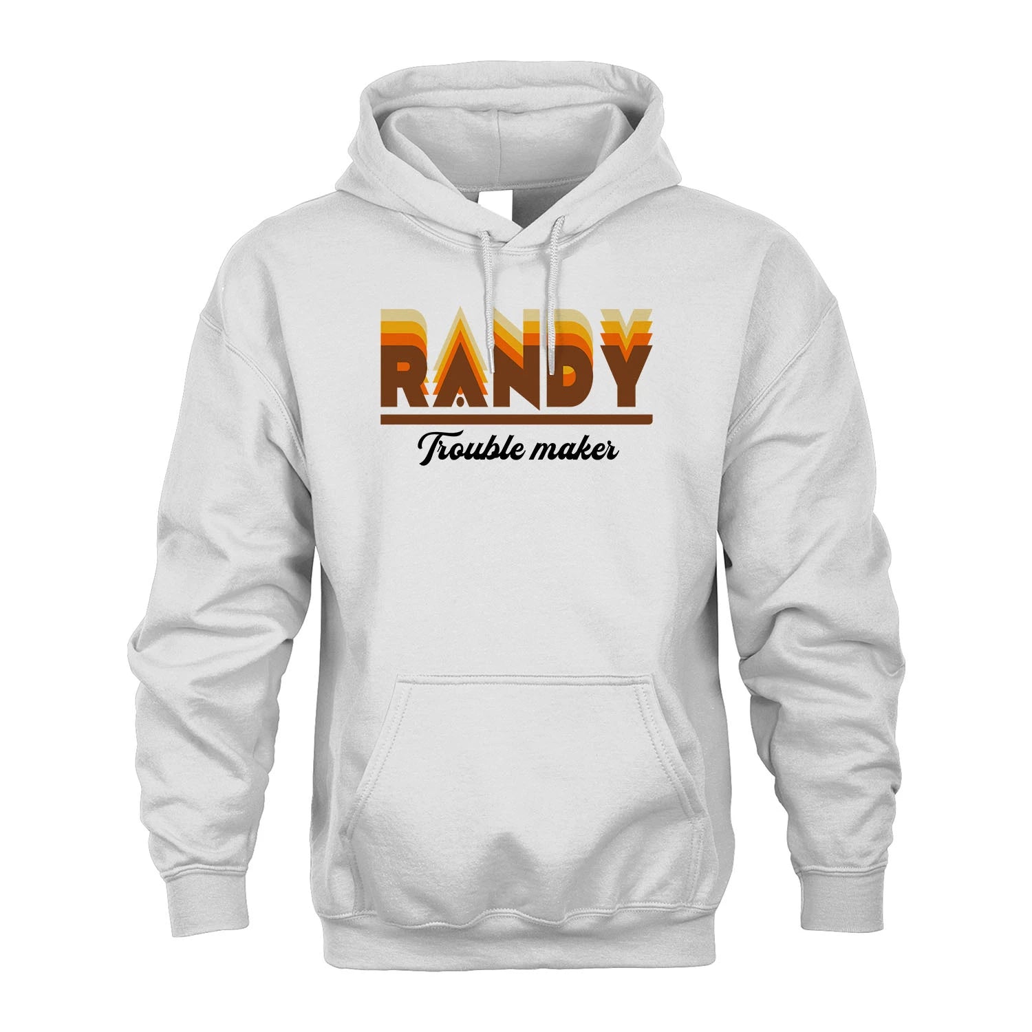 Your Name Trouble Maker Funny Shirt RANDY M1-34