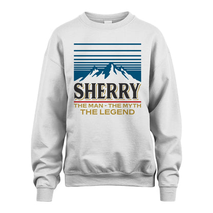 The Man The Myth The Legend Vintage Mountain Shirt SHERRY M1-19
