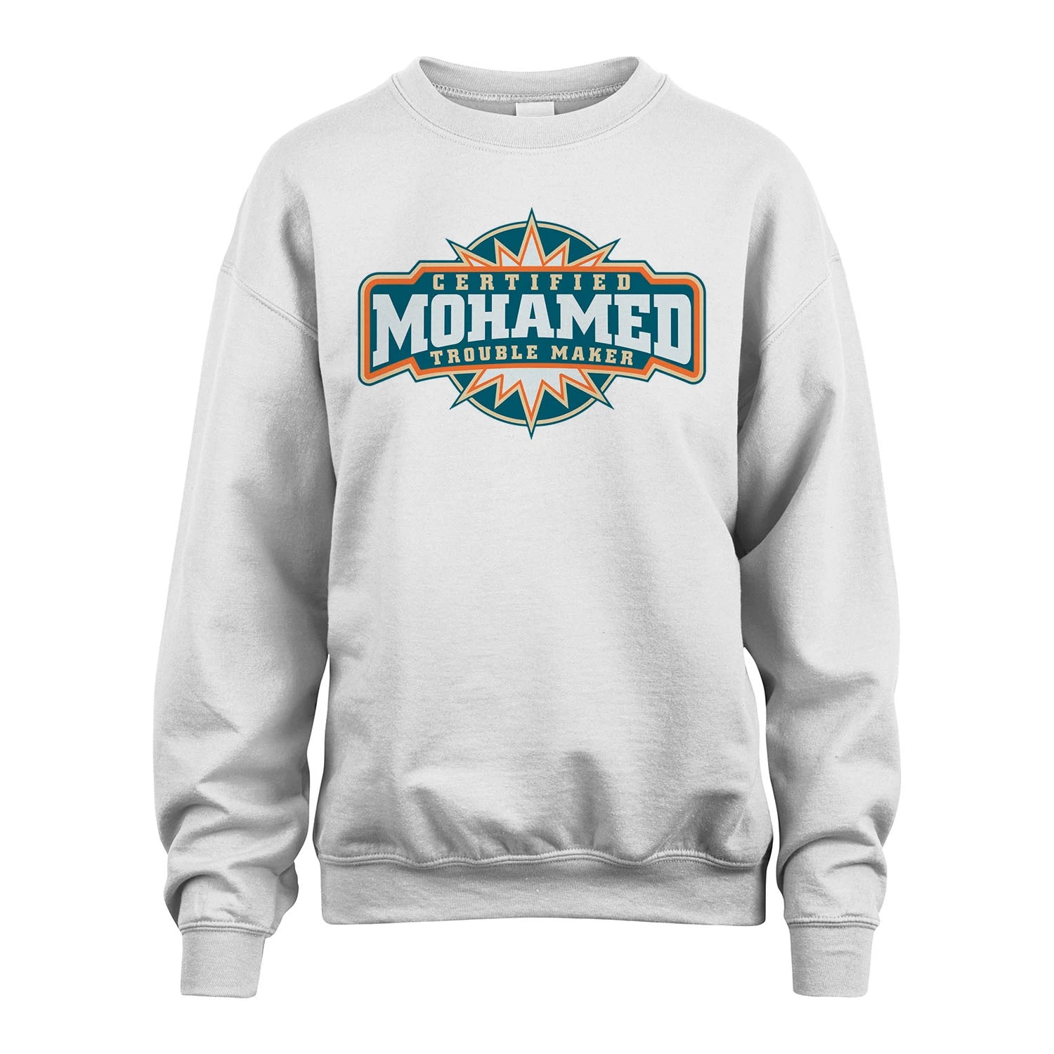 Certified Your Name Trouble Maker Shirt MOHAMED M1-36