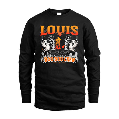 Boo Boo Crew Halloween Custom Name Shirt LOUIS M1-28