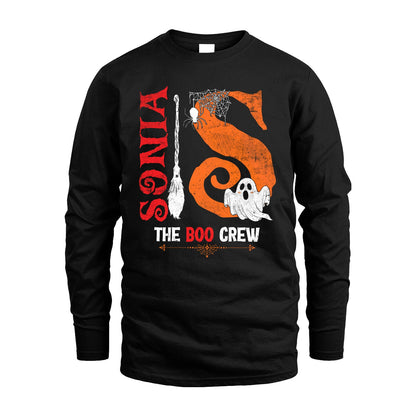The Boo Crew Halloween With Your Name Shirt SONIA M1-23