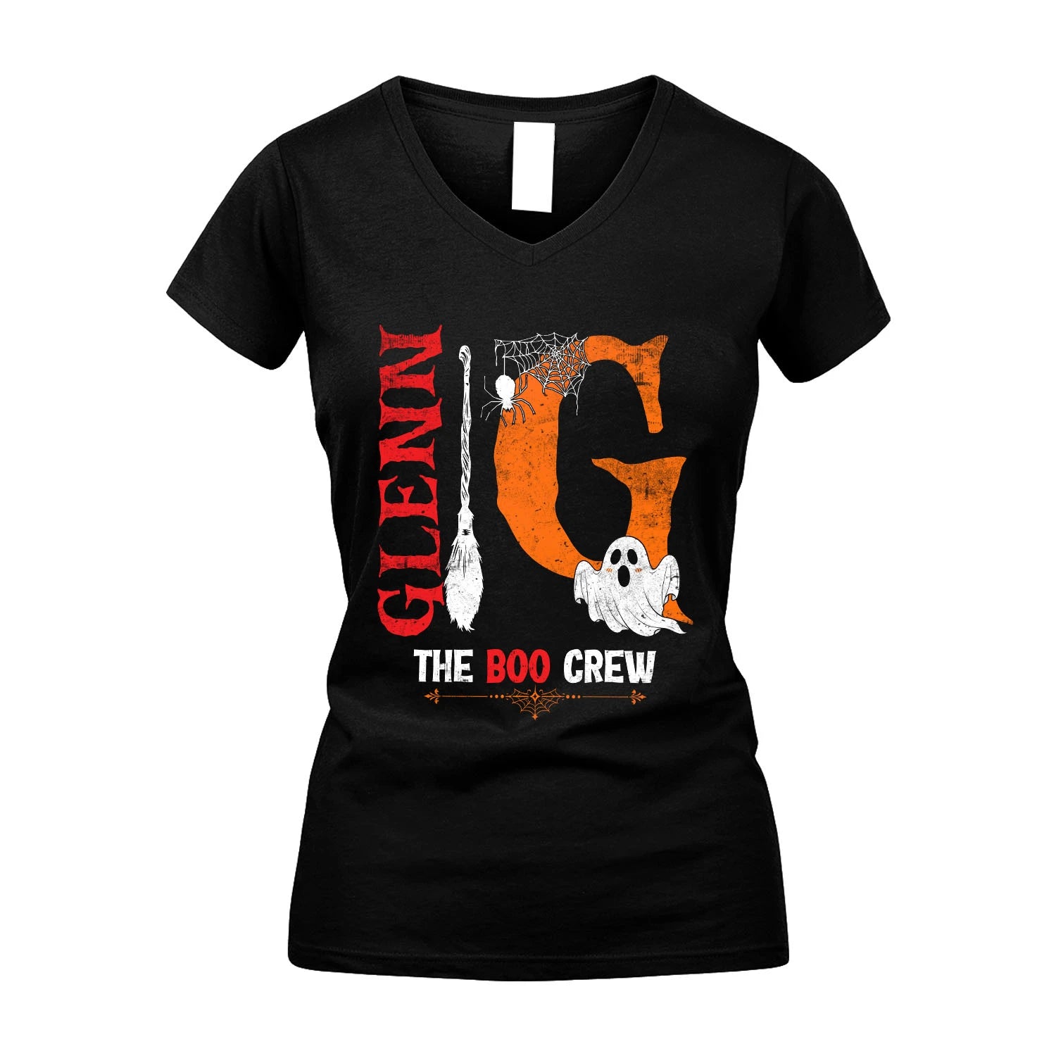 The Boo Crew Halloween With Your Name Shirt GLENN M1-23