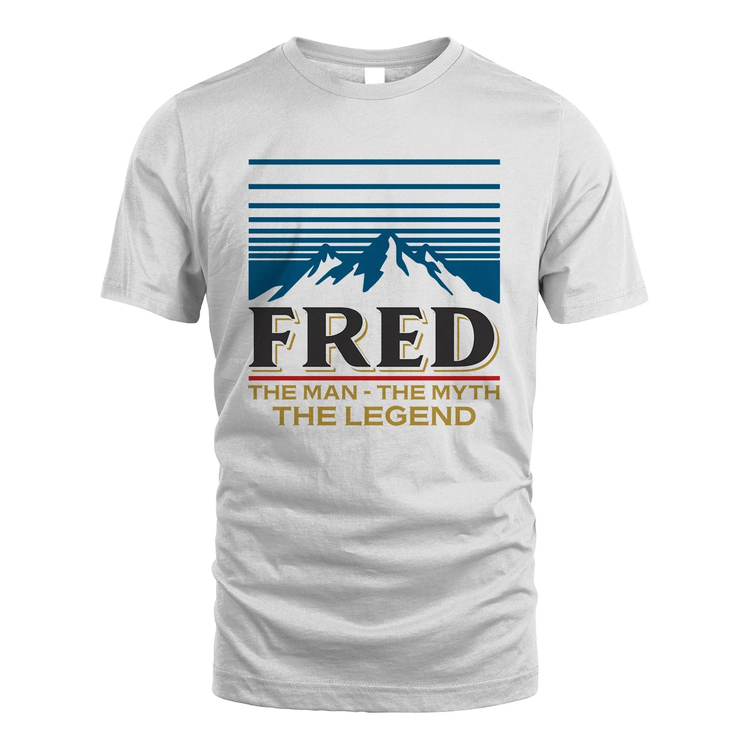 The Man The Myth The Legend Vintage Mountain Shirt FRED M1-19