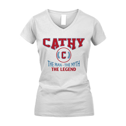 The Man The Myth The Legend Jet Style Shirt CATHY M1-9