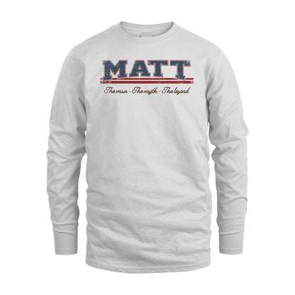 The Man The Myth The Legend Vintage Shirt MATT M1-6
