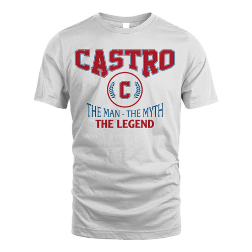 The Man The Myth The Legend Jet Style Shirt CASTRO M1-9