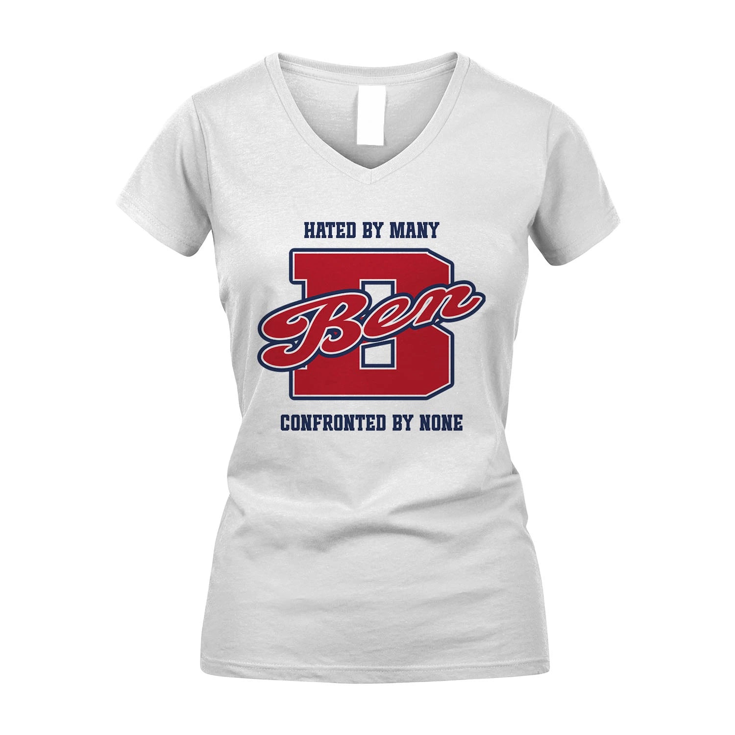 Hated By Many Confronted By None Personalized Name Shirt BEN M1-8