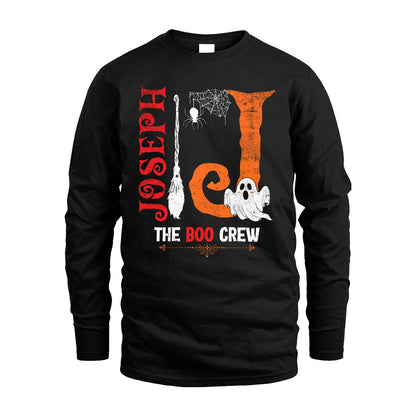 The Boo Crew Halloween With Your Name Shirt JOSEPH M1-23