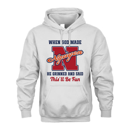 God Made Your Name Custom Shirt NGUYEN M1-16