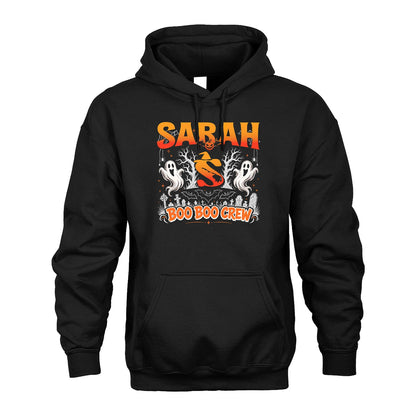 Boo Boo Crew Halloween Custom Name Shirt SARAH M1-28