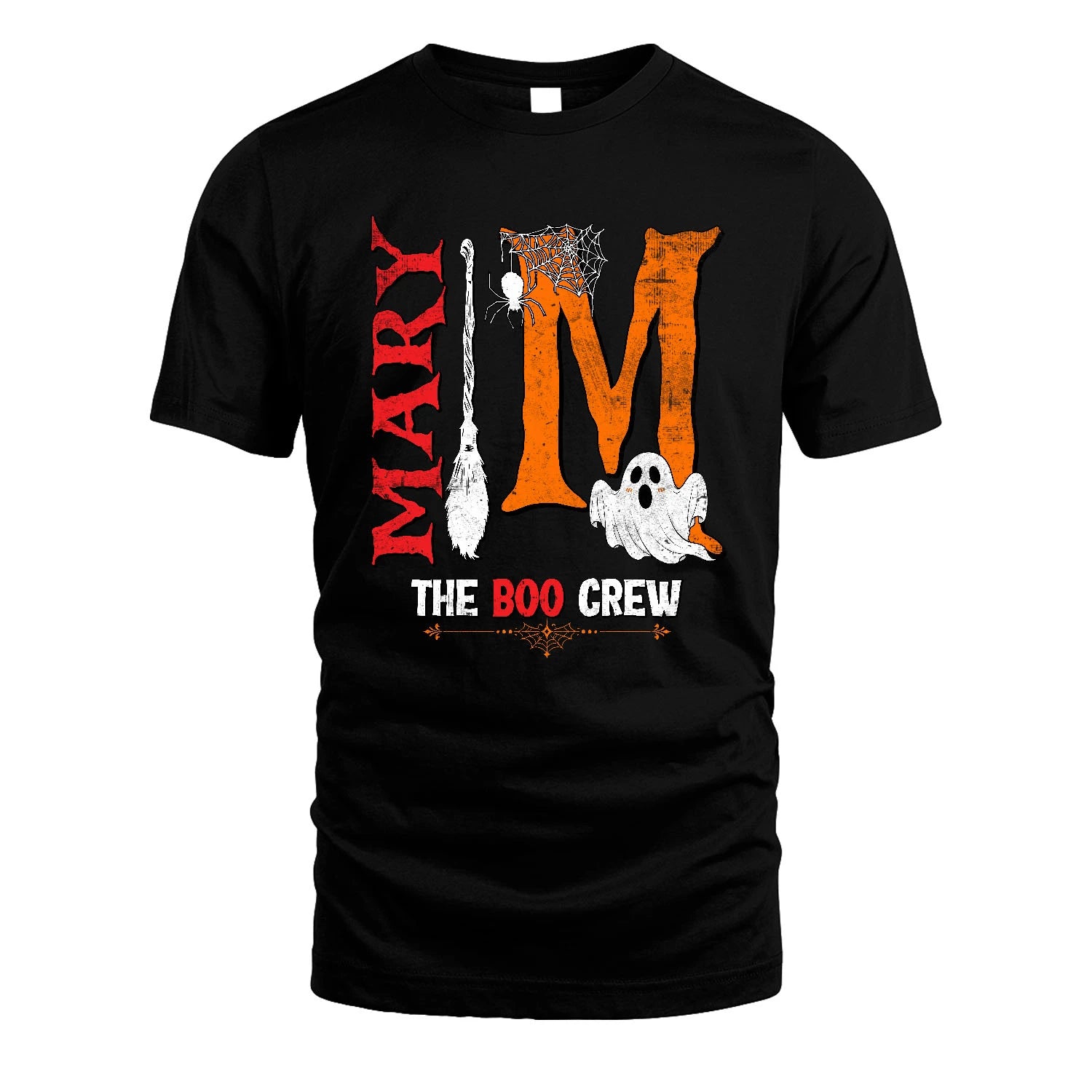 The Boo Crew Halloween With Your Name Shirt MARY M1-23