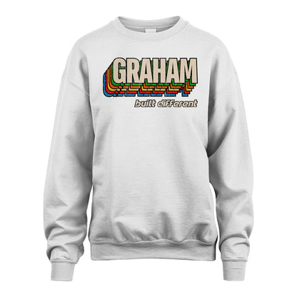 Your Name Built Different Retro Shirt GRAHAM M1-26