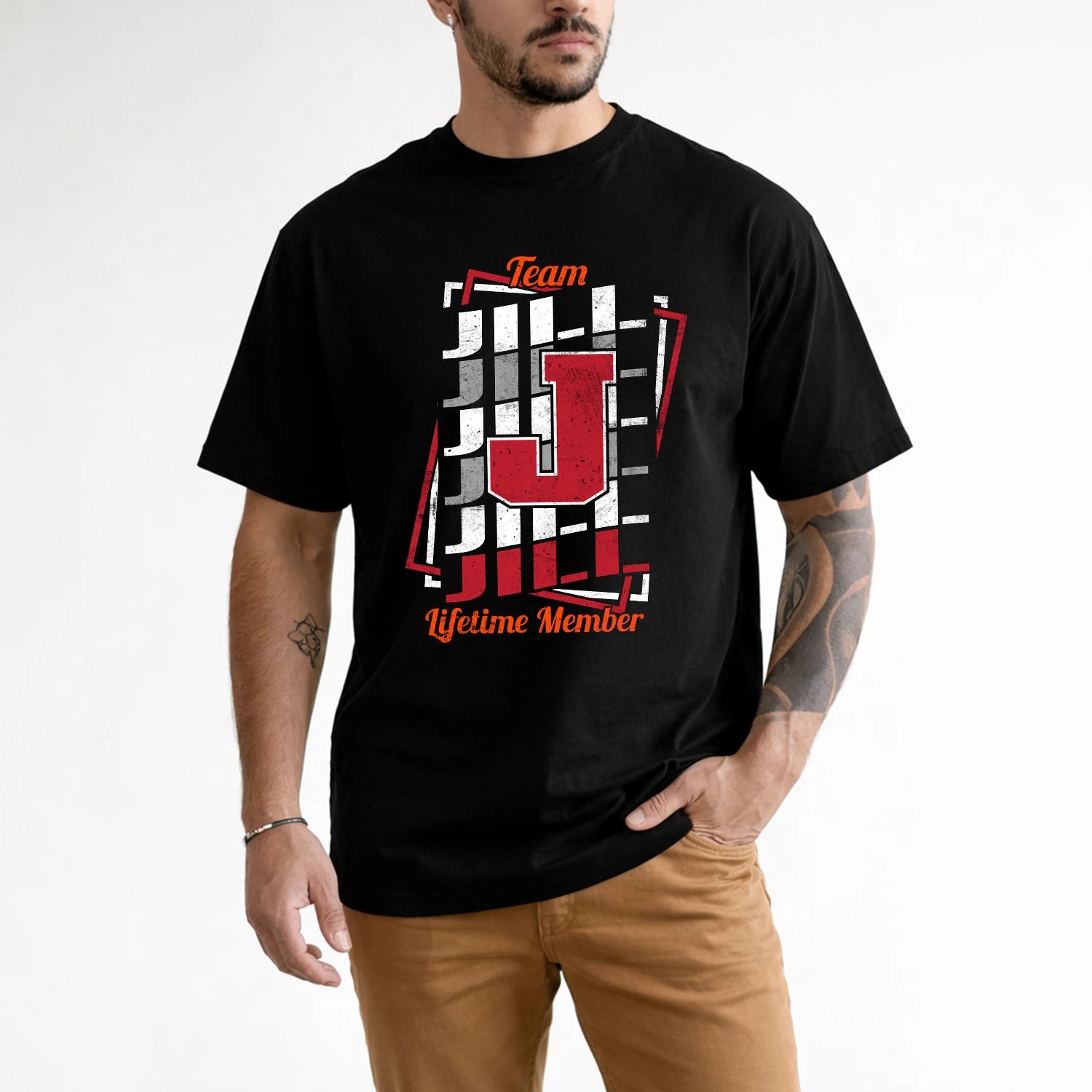 Team Your Name Lifetime Member Sporty Shirt JILL M1-25