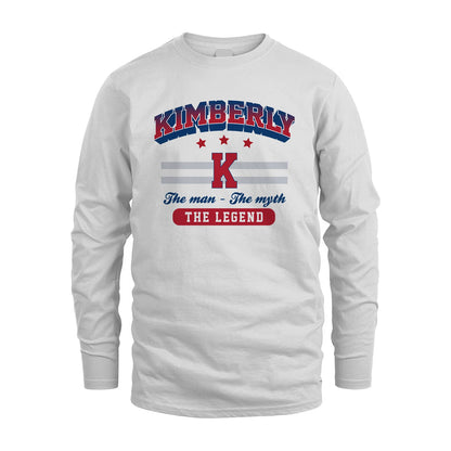 The Man The Myth The Legend With Your Name Shirt KIMBERLY M1-35