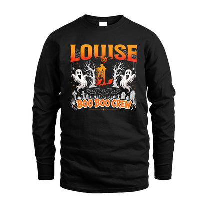 Boo Boo Crew Halloween Custom Name Shirt LOUISE M1-28