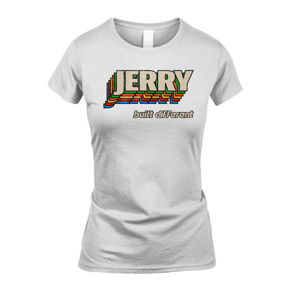 Your Name Built Different Retro Shirt JERRY M1-26