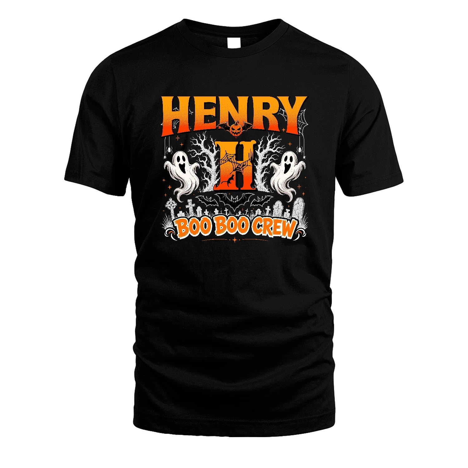 Boo Boo Crew Halloween Custom Name Shirt HENRY M1-28