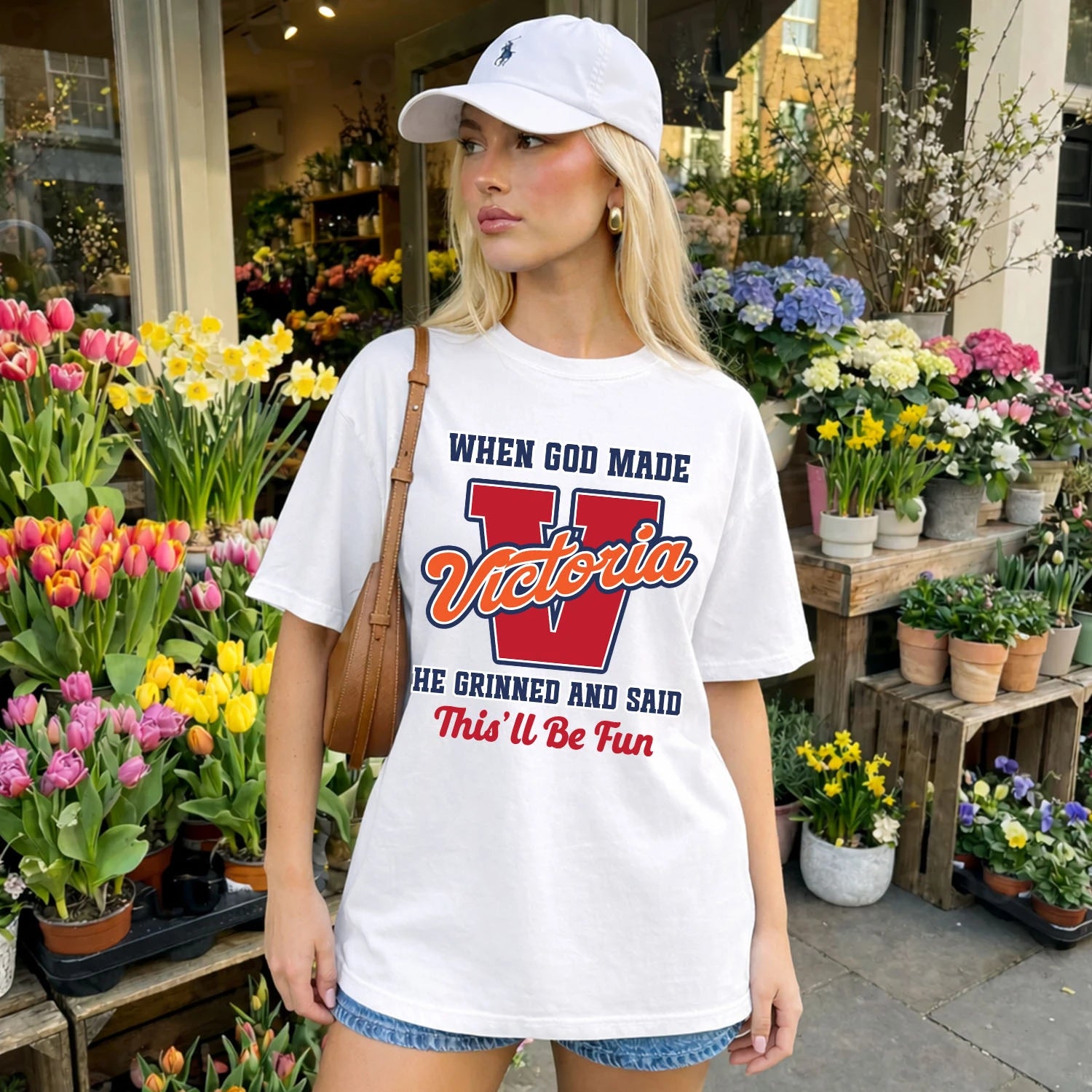God Made Your Name Custom Shirt VICTORIA M1-16