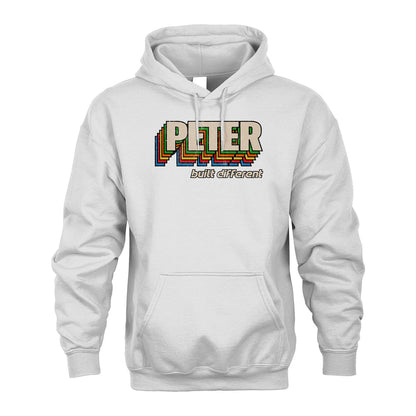 Your Name Built Different Retro Shirt PETER M1-26