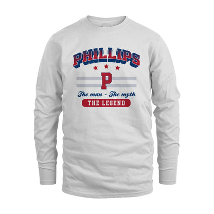 The Man The Myth The Legend With Your Name Shirt PHILLIPS M1-35