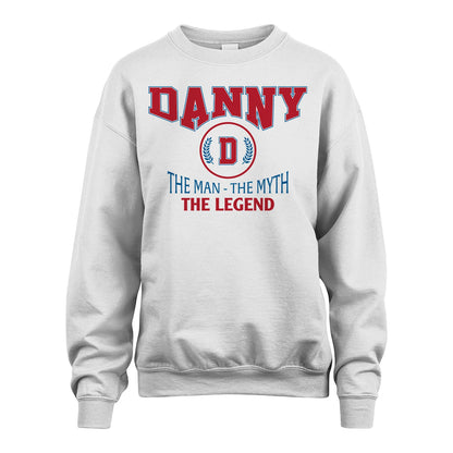 The Man The Myth The Legend Jet Style Shirt DANNY M1-9