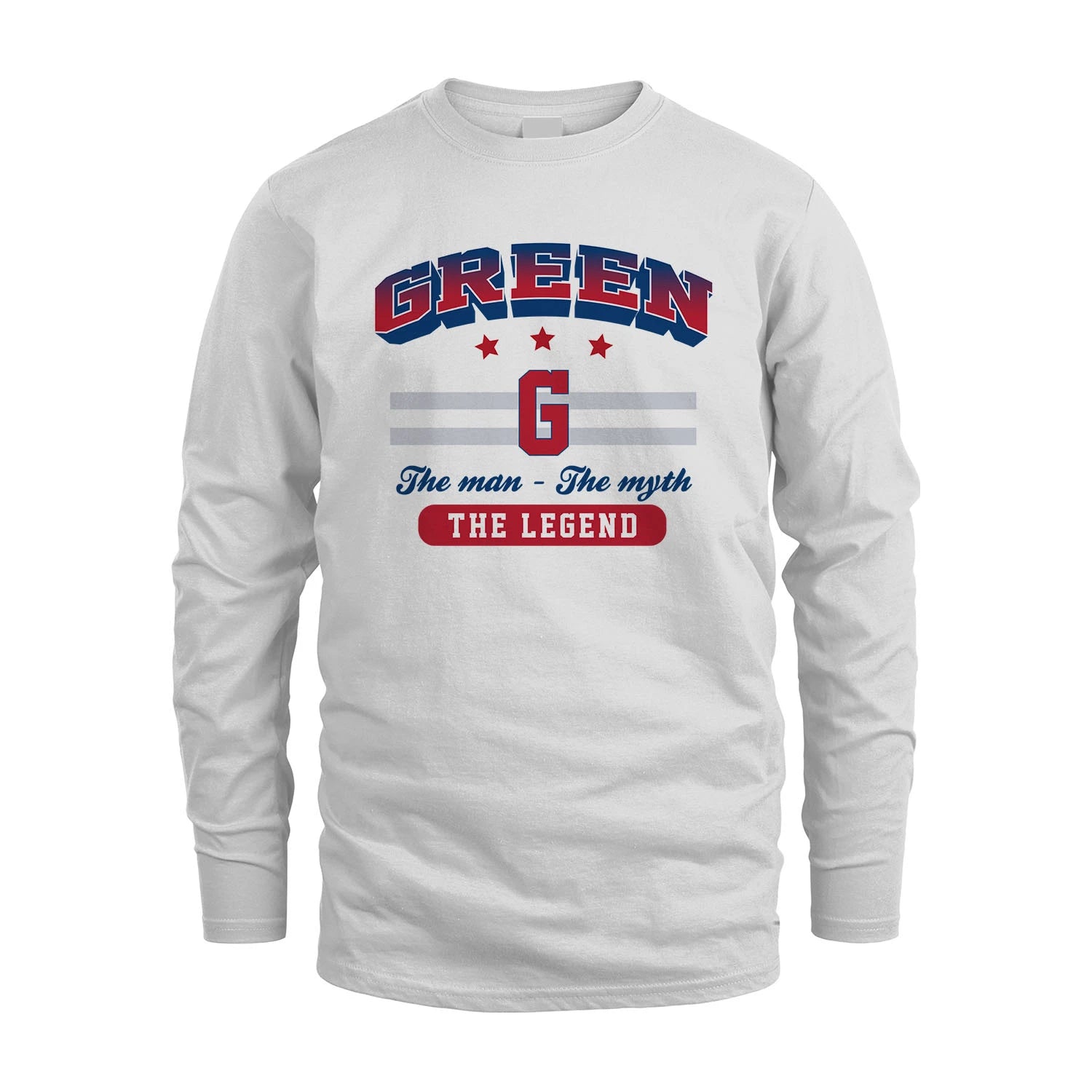 The Man The Myth The Legend With Your Name Shirt GREEN M1-35