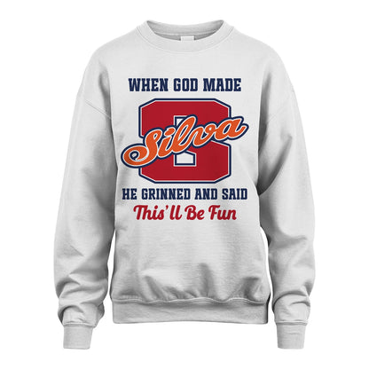 God Made Your Name Custom Shirt SILVA M1-16