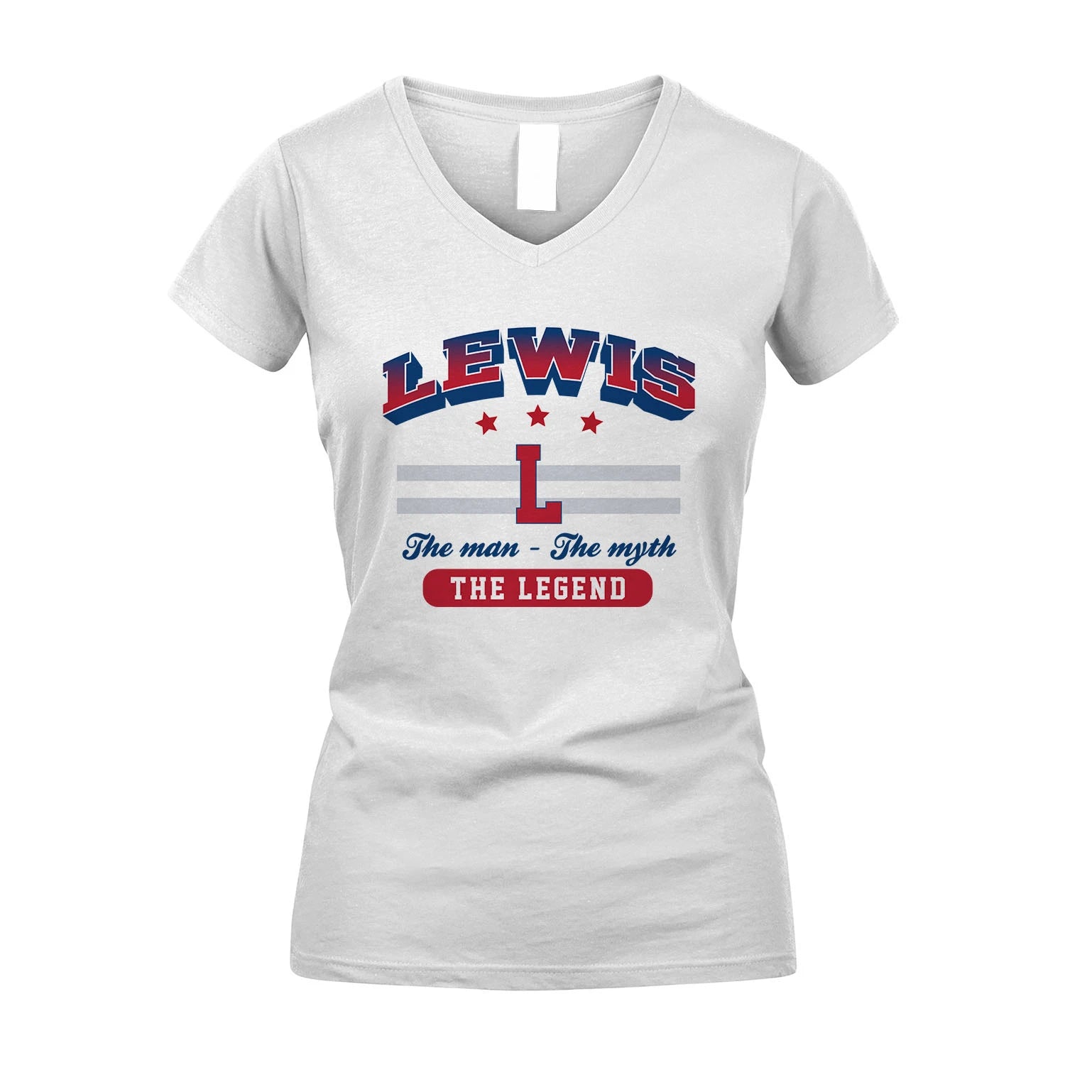 The Man The Myth The Legend With Your Name Shirt LEWIS M1-35
