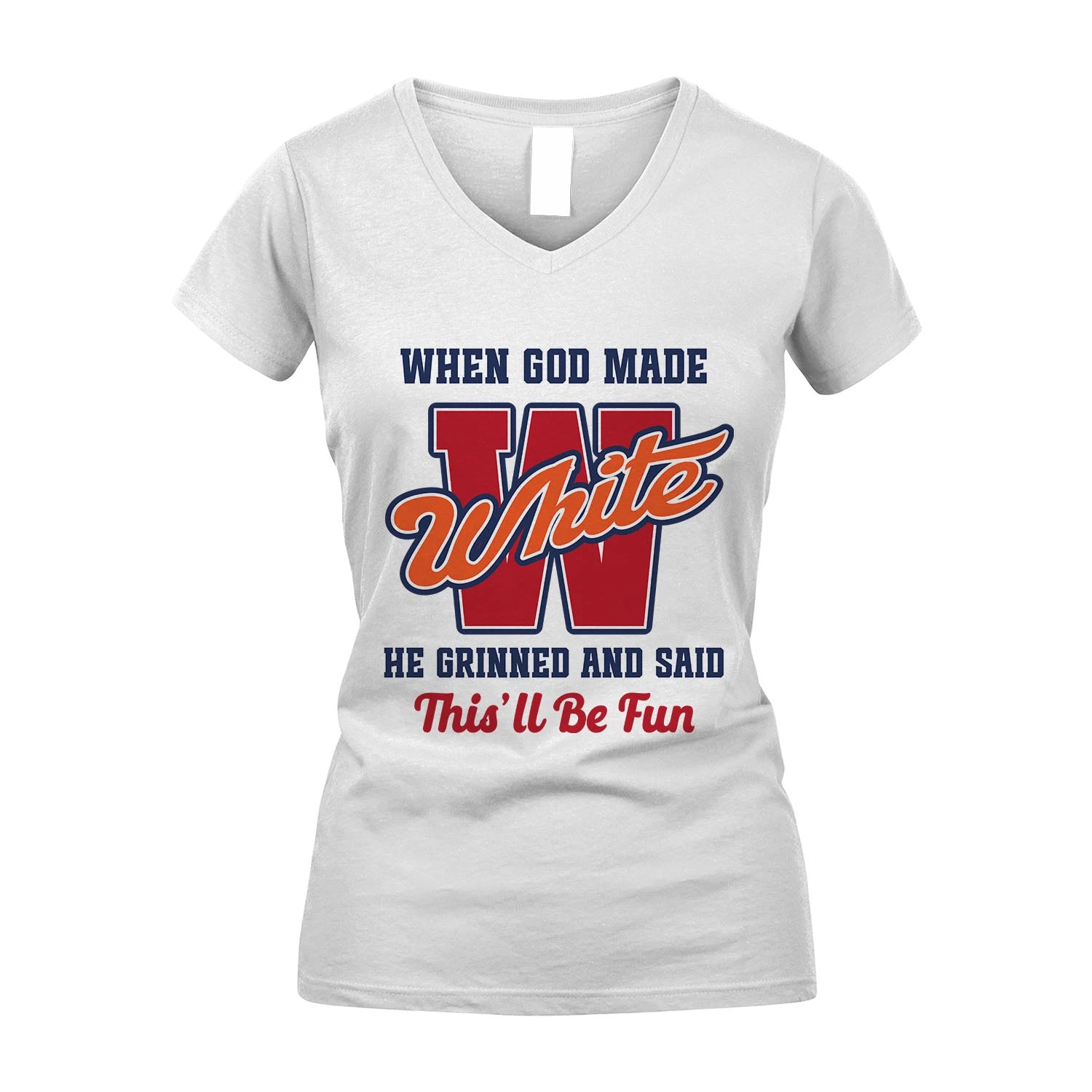 God Made Your Name Custom Shirt WHITE M1-16