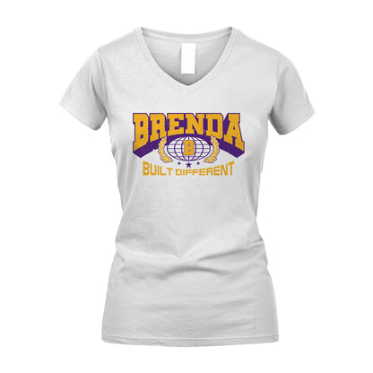 Your Name Built Different Sporty Shirt BRENDA M1-32