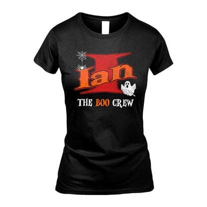 The Boo Crew Halloween Custom Name Shirt IAN M1-22