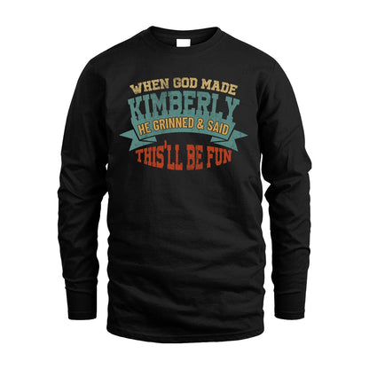 The Man The Myth The Legend Sporty Shirt KIMBERLY M1-15