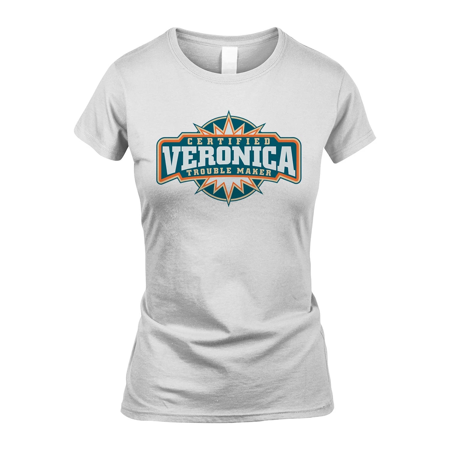 Certified Your Name Trouble Maker Shirt VERONICA M1-36