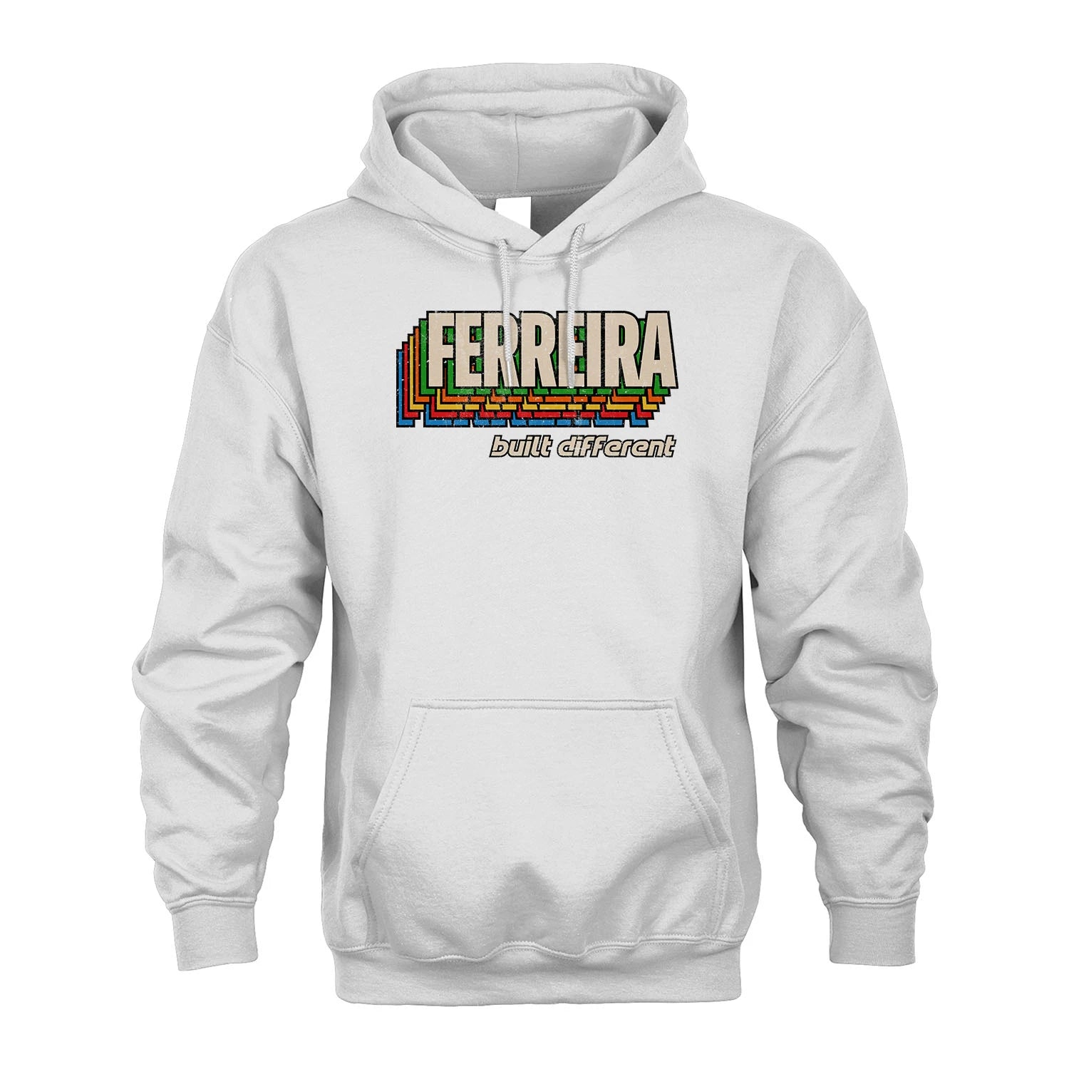 Your Name Built Different Retro Shirt FERREIRA M1-26