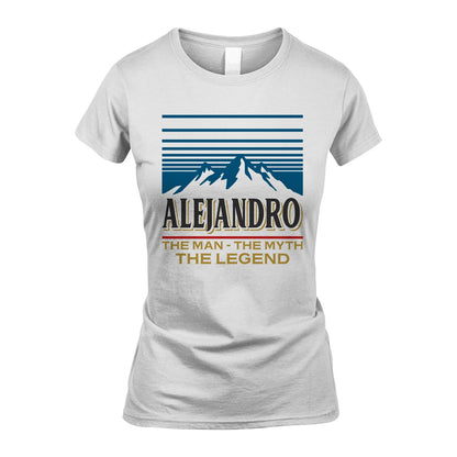 The Man The Myth The Legend Vintage Mountain Shirt ALEJANDRO M1-19
