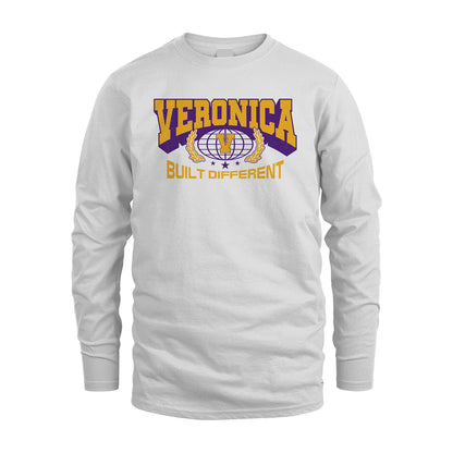 Your Name Built Different Sporty Shirt VERONICA M1-32